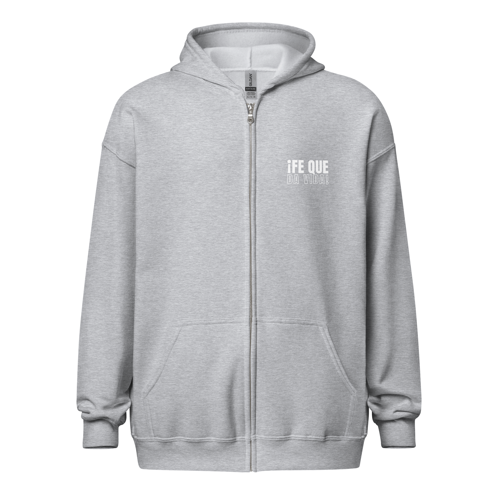 Sudadera Unisex con Capucha y Cremallera | Cristo vive en mí product image (2)