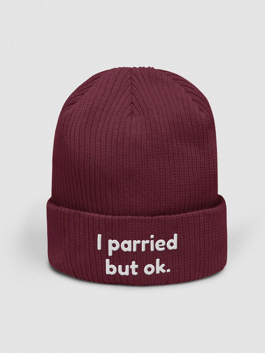 I parried but ok beanie product image (4)