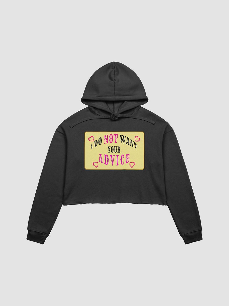No Advice Crop Hoodie product image (8)
