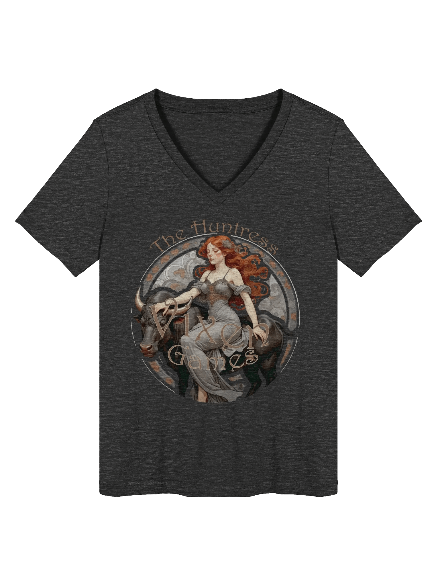 The Huntress Vixen V neck T-shirt product image (1)