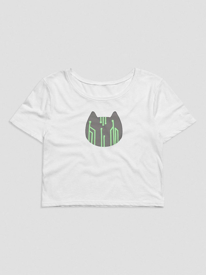 Virtual T-Shirt, White (Cropped) product image (1)