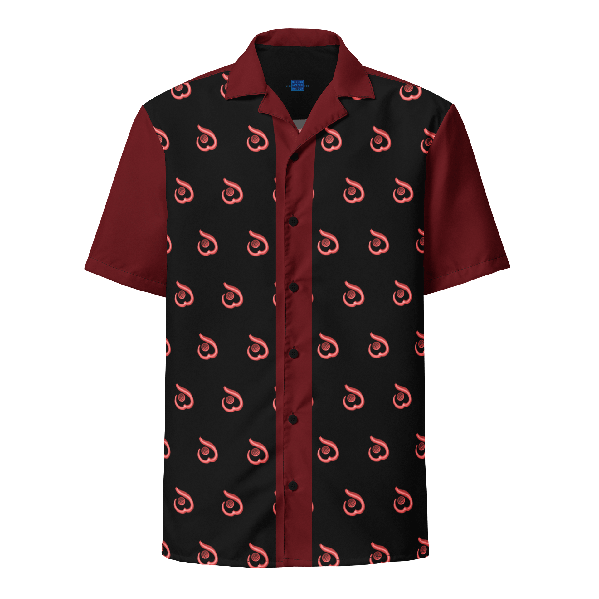 WILLOWISP Intern Hawaiian Shirt (black) product image (1)