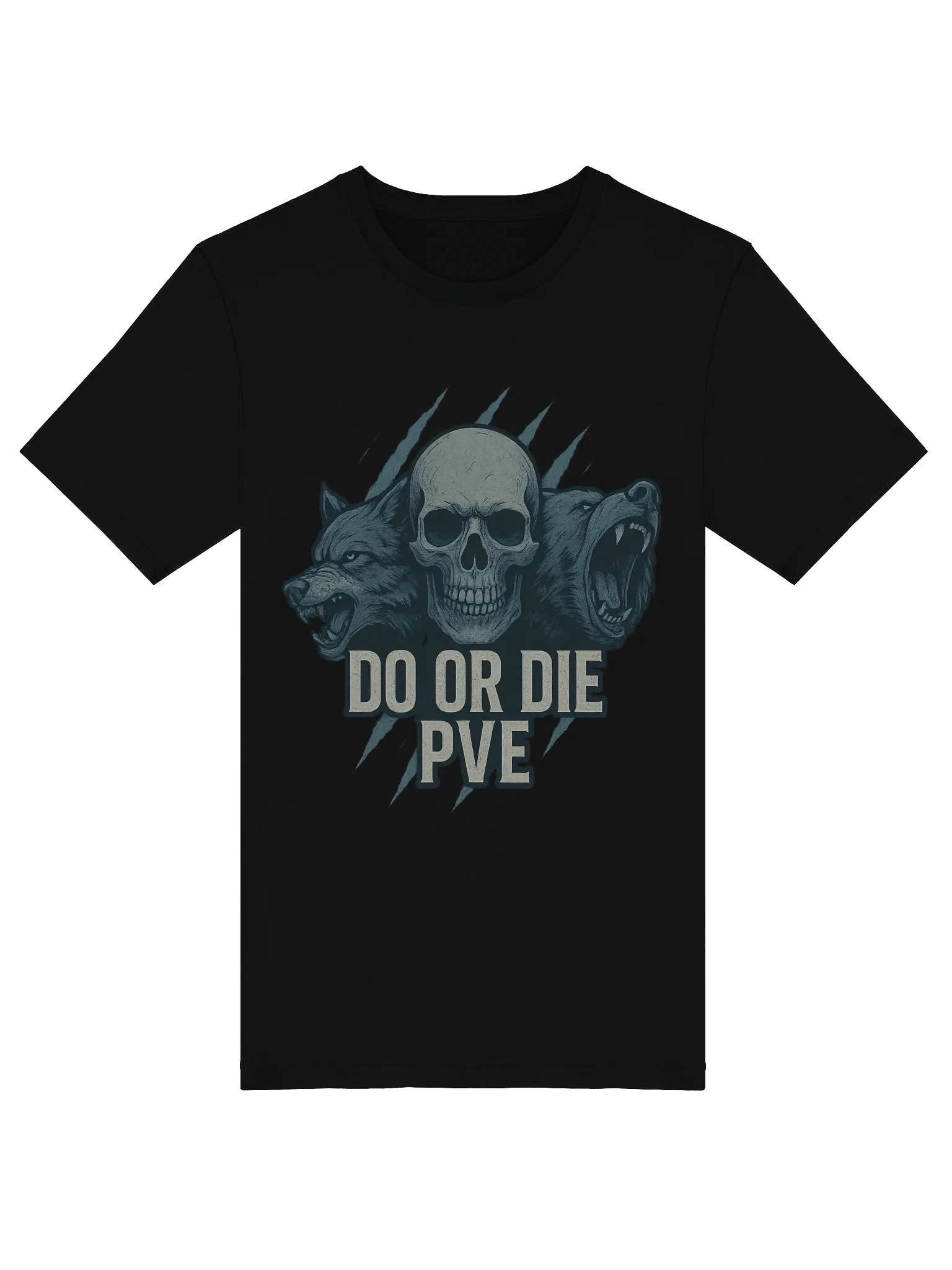 Skull & Wildlife Attack T-Shirt product image (6)