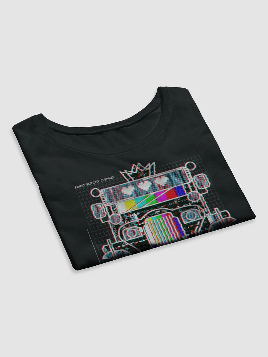 Panic Glitchy Jeepney Crop Tee product image (4)