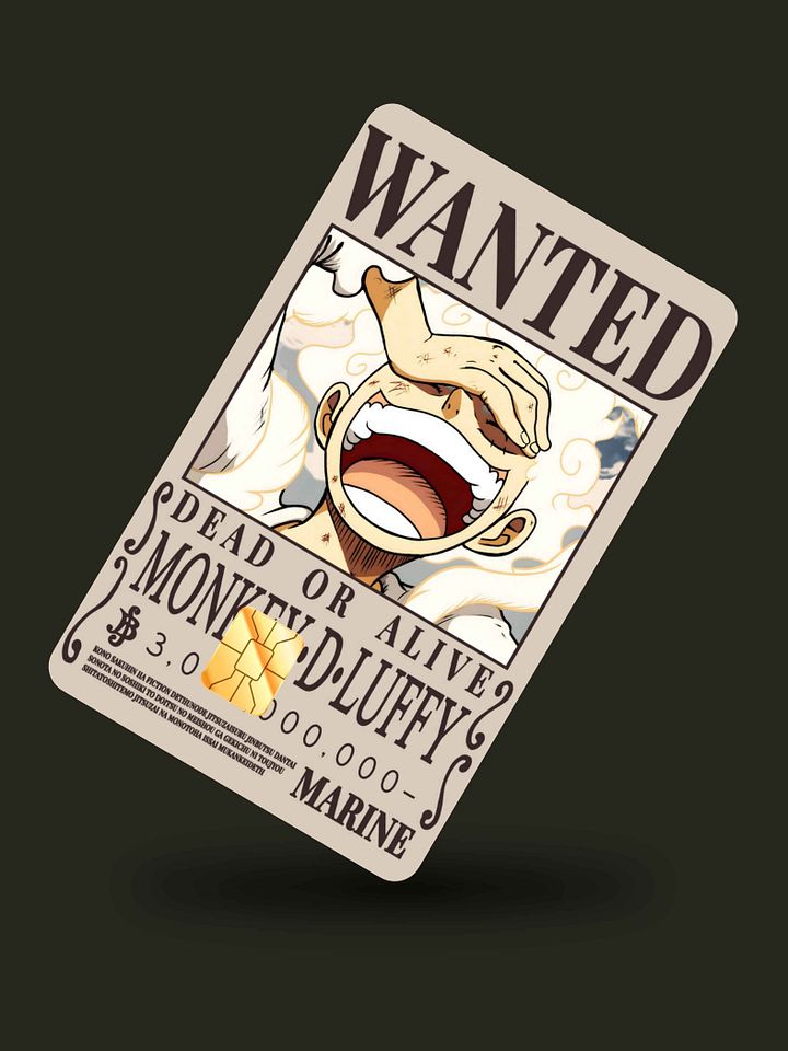 Monkey D Luffy Wanted Poster (Holographic) product image (1)