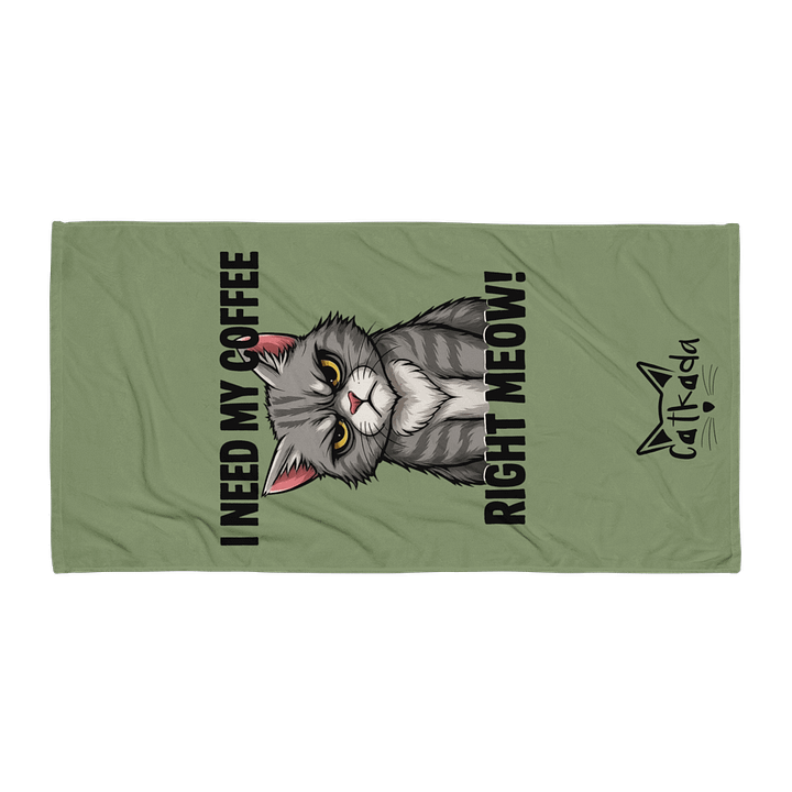 I NEED MY COFFEE TOWEL product image (1)