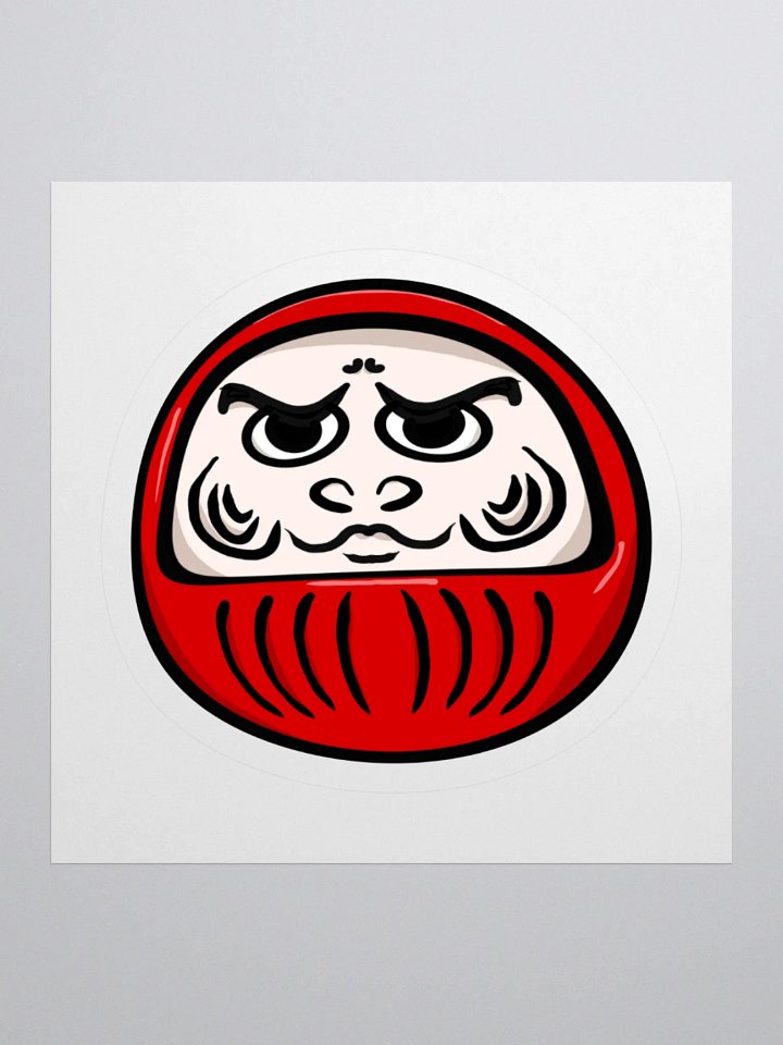 Daruma Doll Perseverance Stickers product image (3)