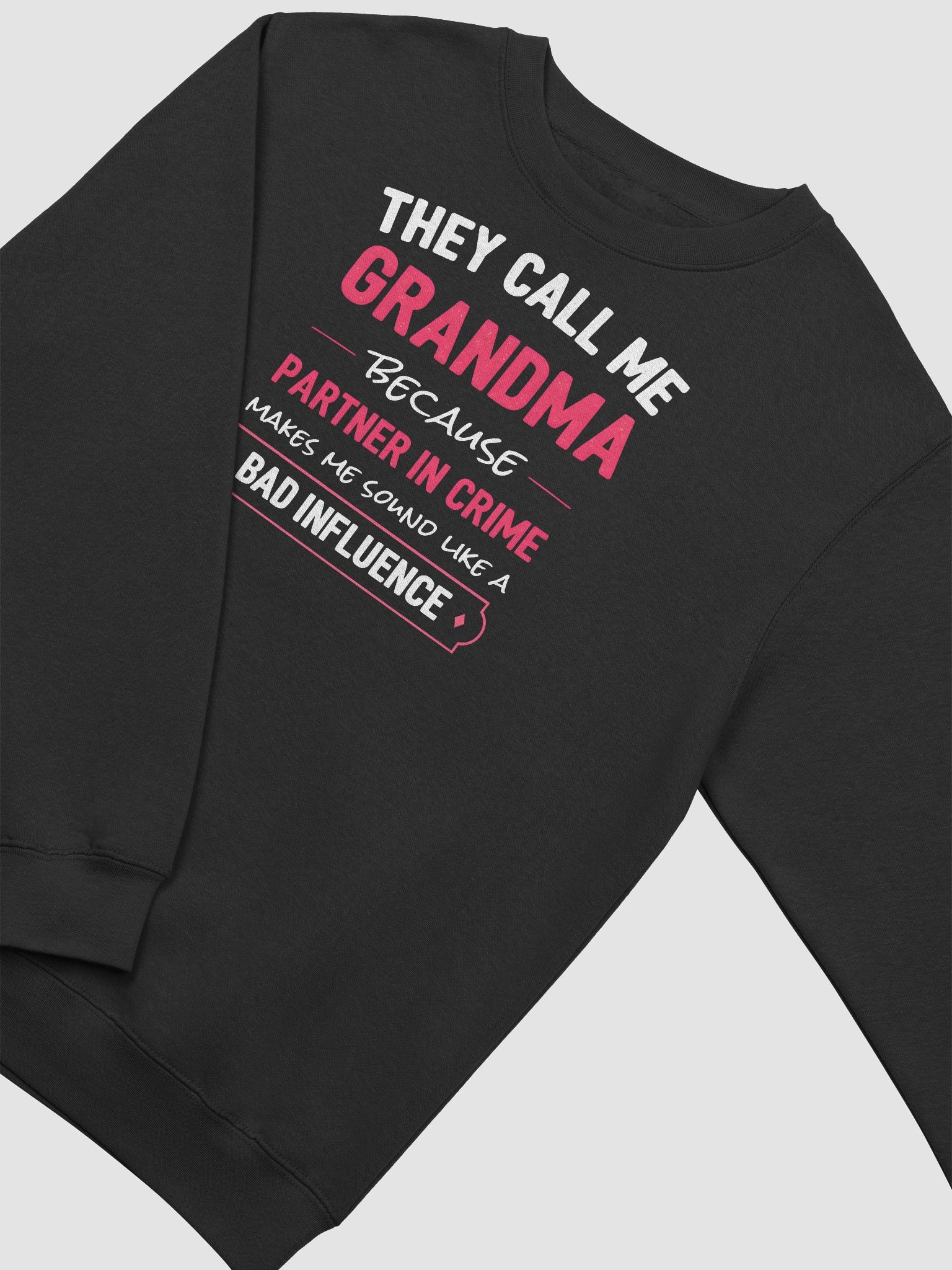 Funny Grandma Sweatshirt – Partner in Crime Vibes product image (7)