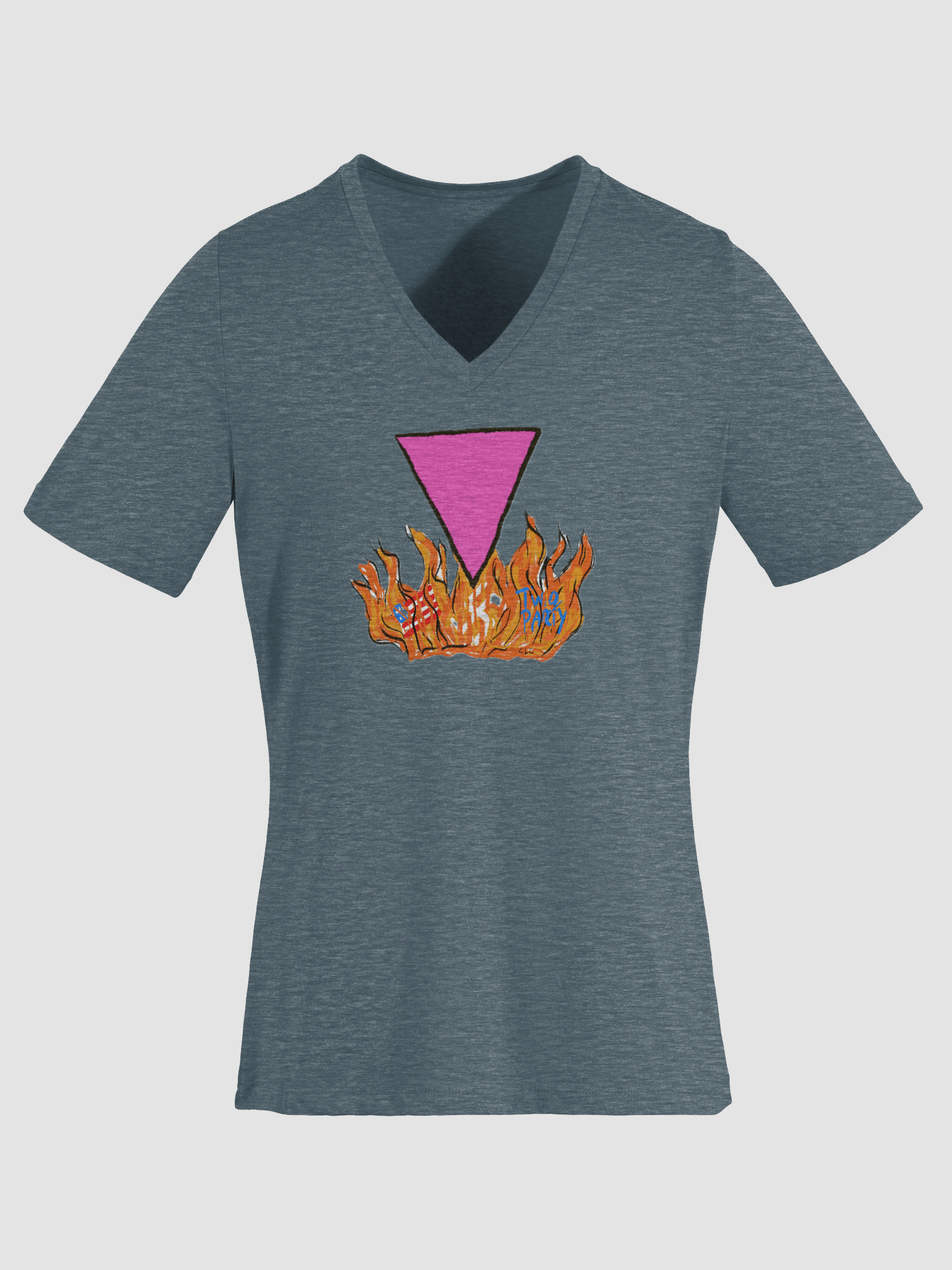 Burn It All Down V-Neck tee product image (19)