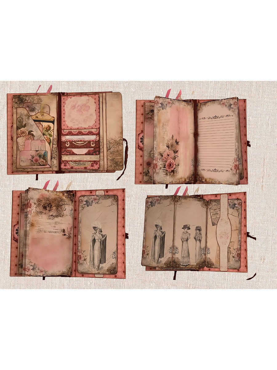 Timeless Rose Junk Journal product image (6)