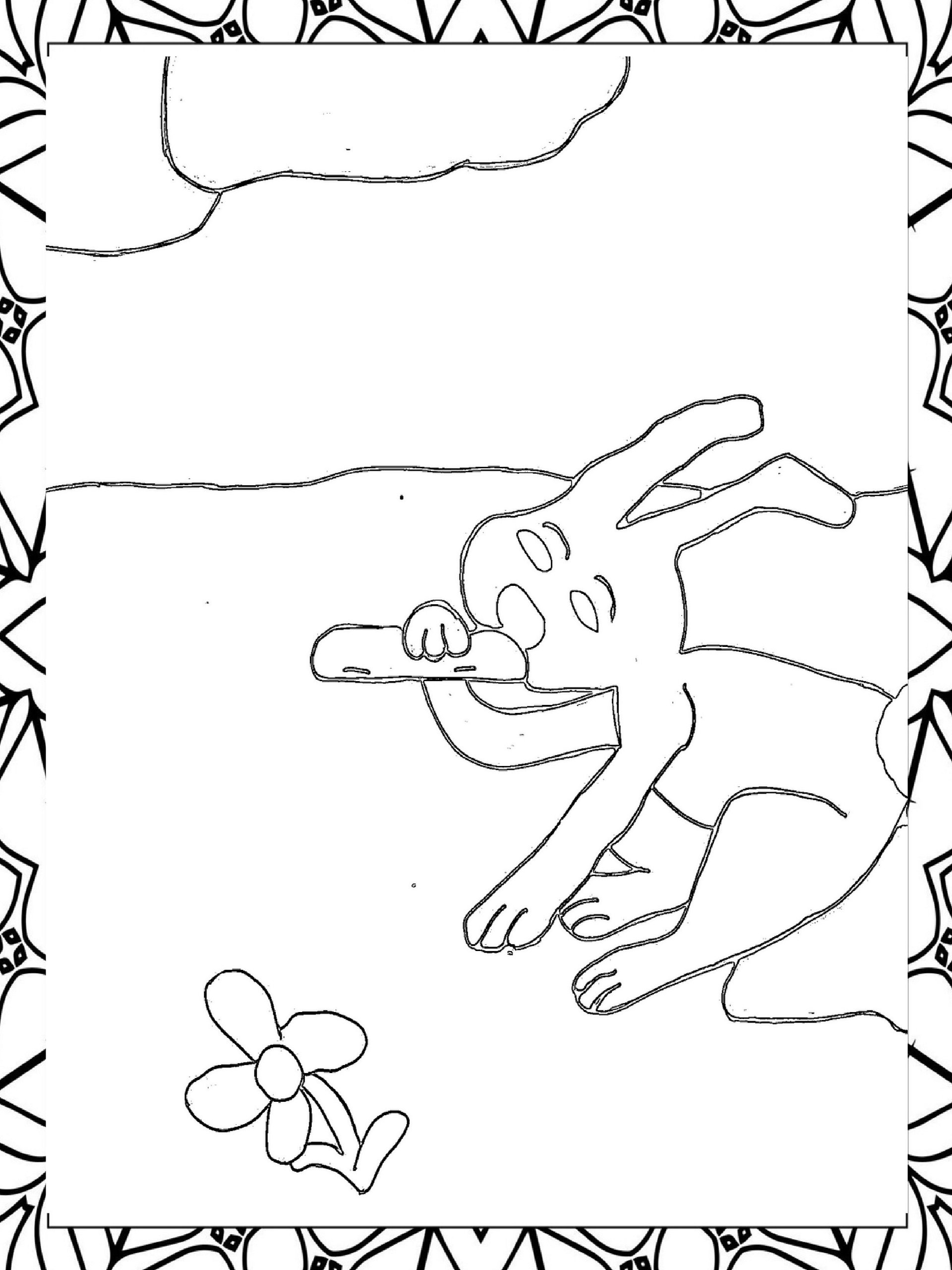 The Banana Bunny Bum Coloring Story for Kids product image (4)