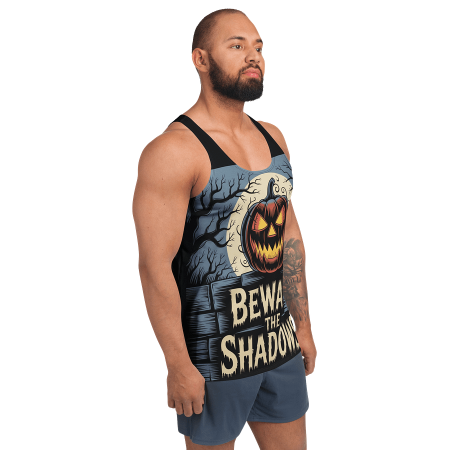 Midnight Veil Designs Gothic Beware the Shadows Tank Top - Unisex All-Over Print product image (3)