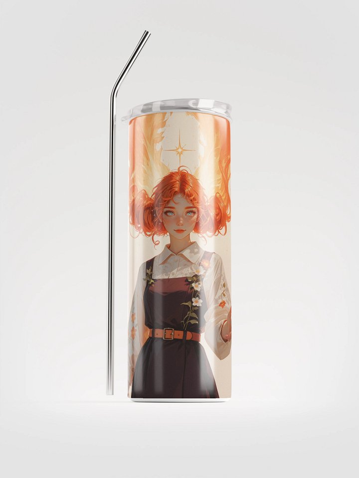 Flame-haired Pigtails Stainless Steel Tumbler product image (1)