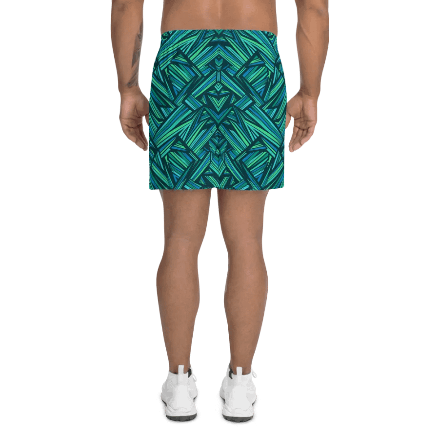 Aqua Angles | Athletic Long Shorts product image (5)