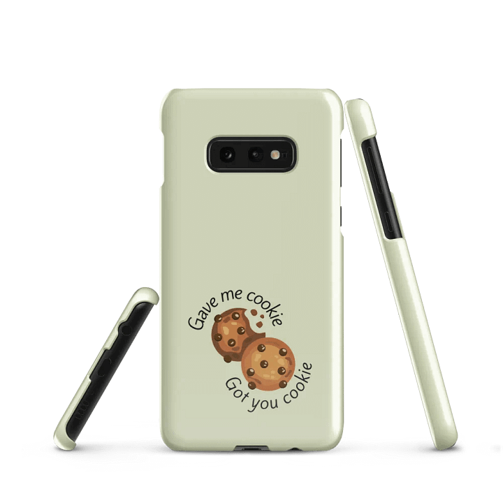 New Girl Cookie Quote Samsung Case – Snap Case for TV Comedy Fans product image (1)