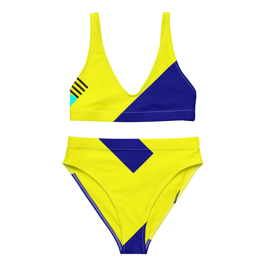 Golden Wave High Waisted Bikini Set product image (7)