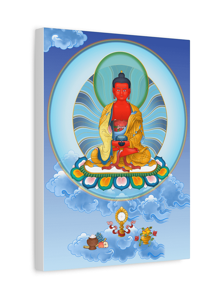 Amitabha Buddha thangka canvas print product image (2)