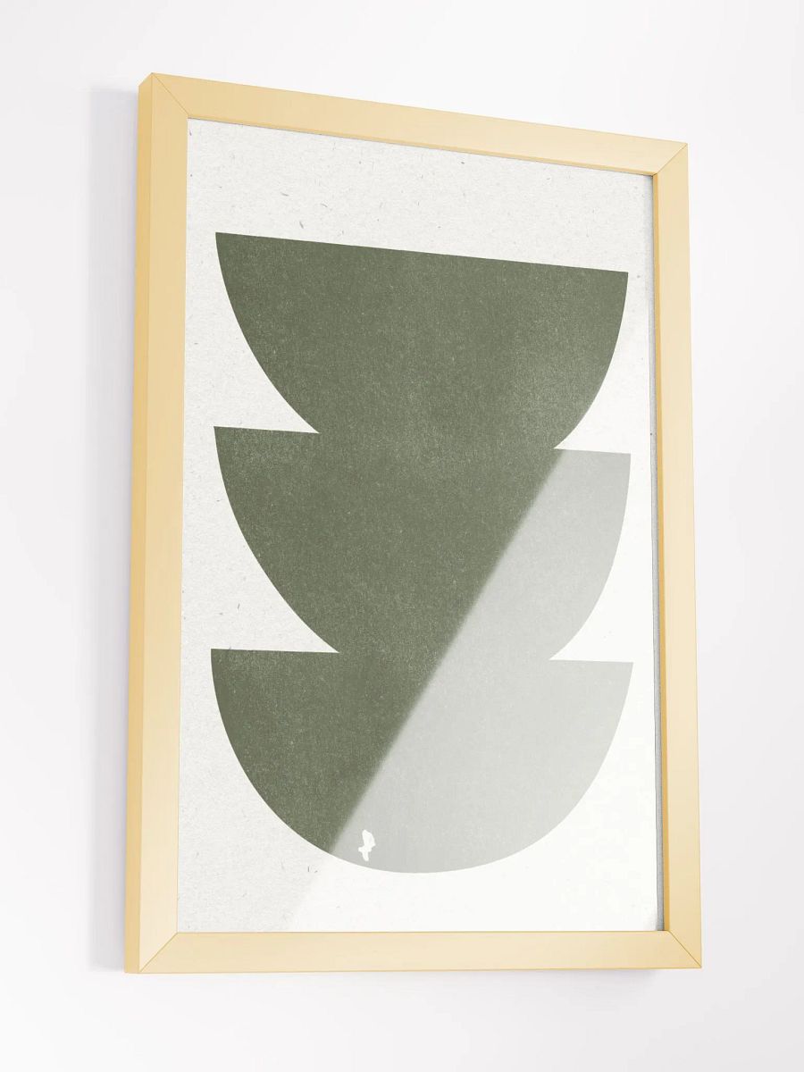 Eco-Friendly Ayous Wood Framed Matte Poster | Sustainable Modern Art with a Natural Touch product image (3)