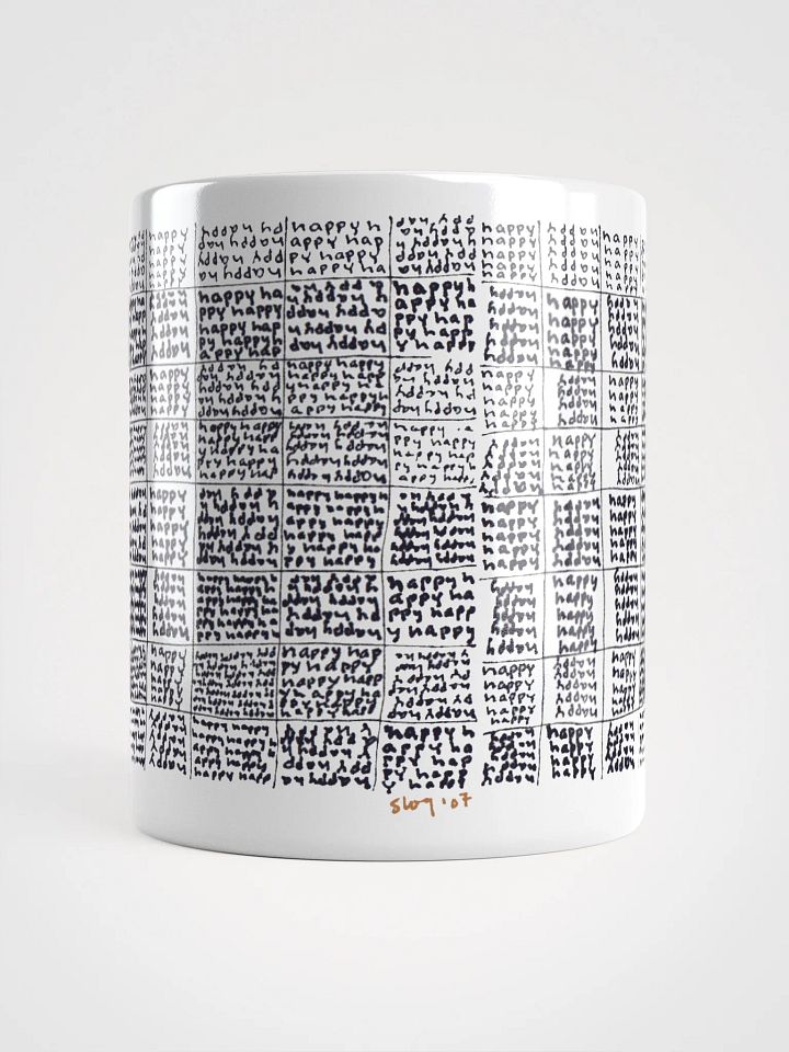 Happy White Glossy Mug product image (1)