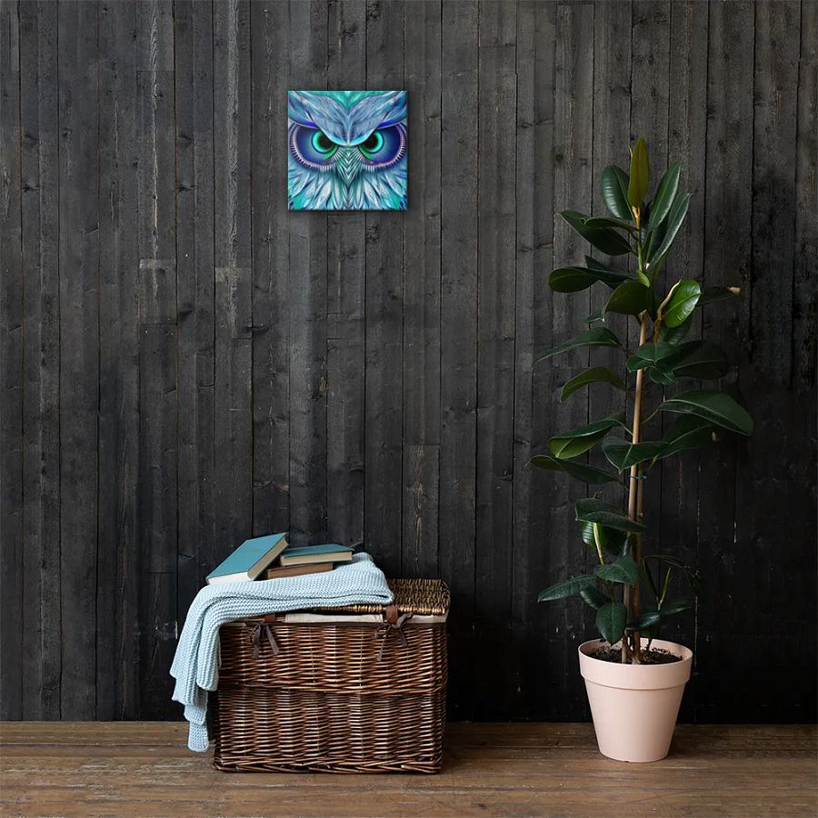 Fantasy Fractal Owl Art - v13 product image (3)