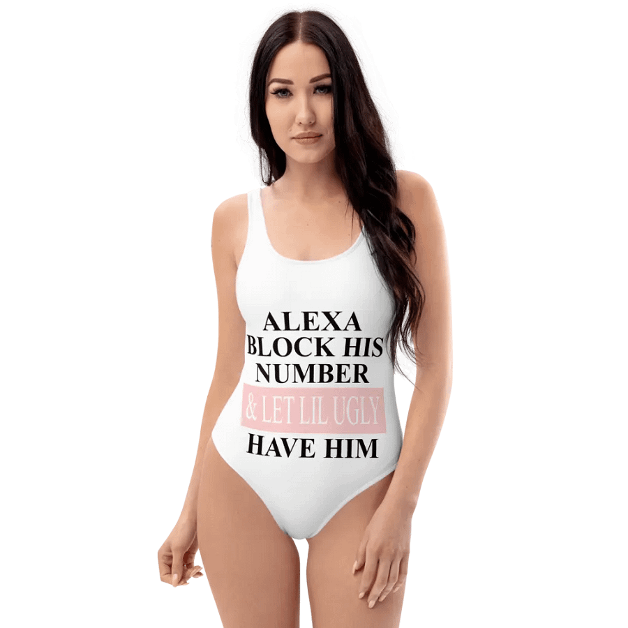 'Alexa, Block His Number' All-Over Swimsuit product image (1)