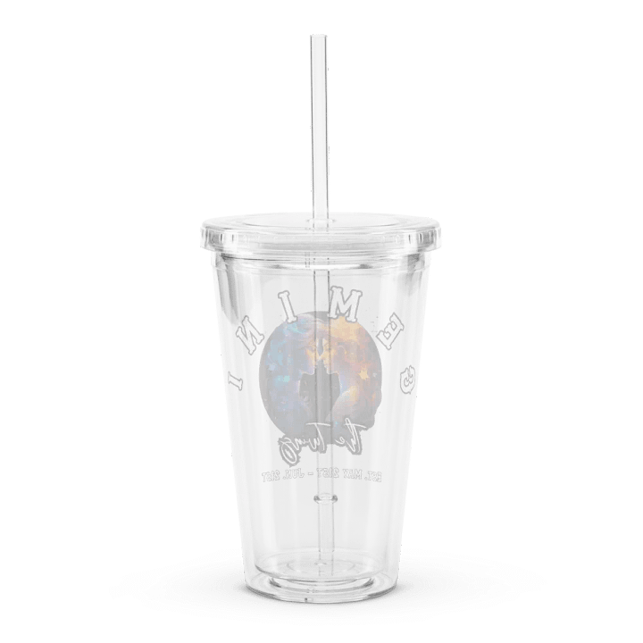 Gemini - Zodiac Double Wall Clear Plastic Tumbler product image (2)