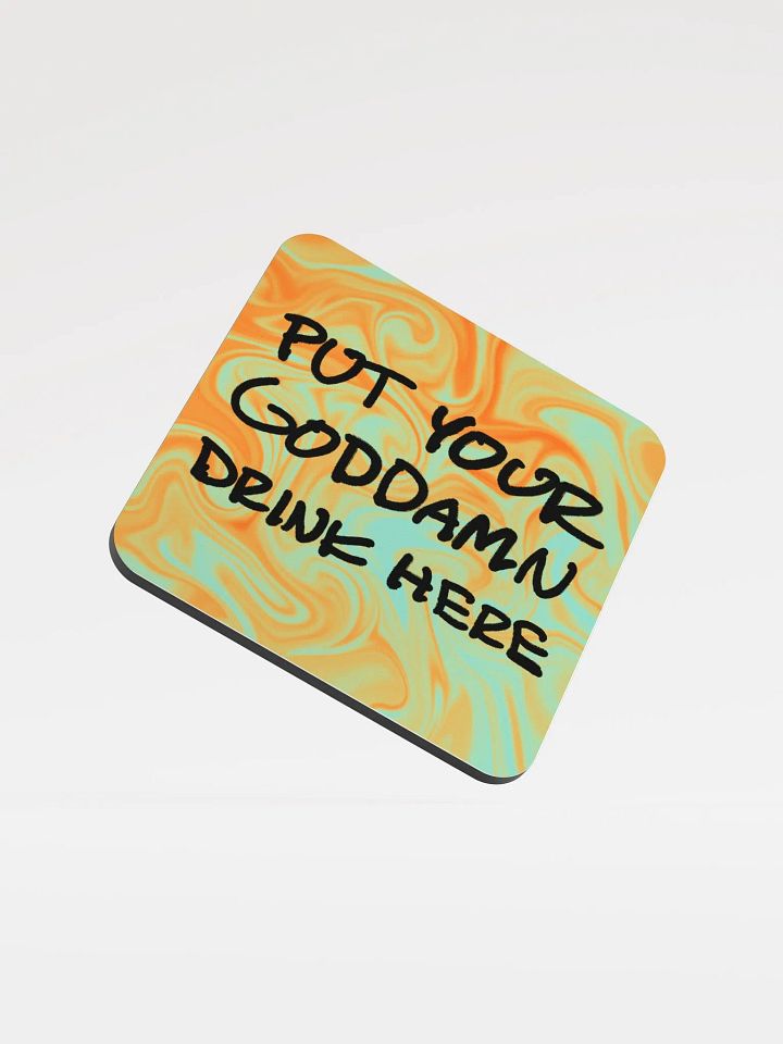 PYGDH coaster (trippy marble #4) product image (1)