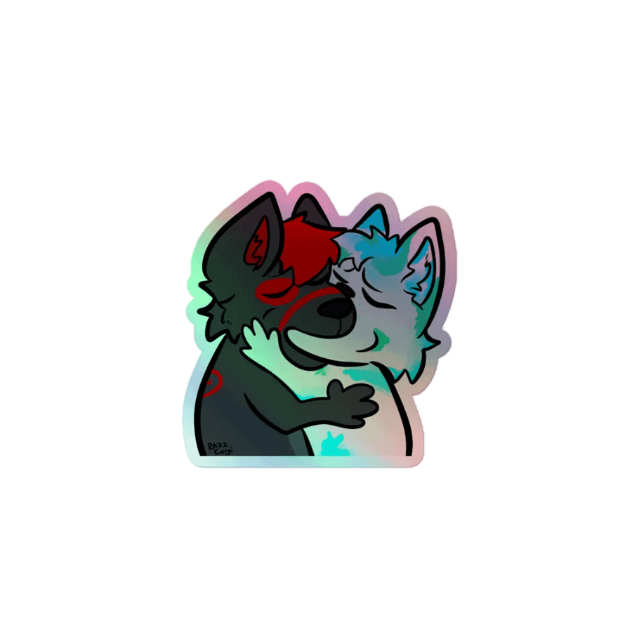 Mwah Holographic Sticker product image (1)