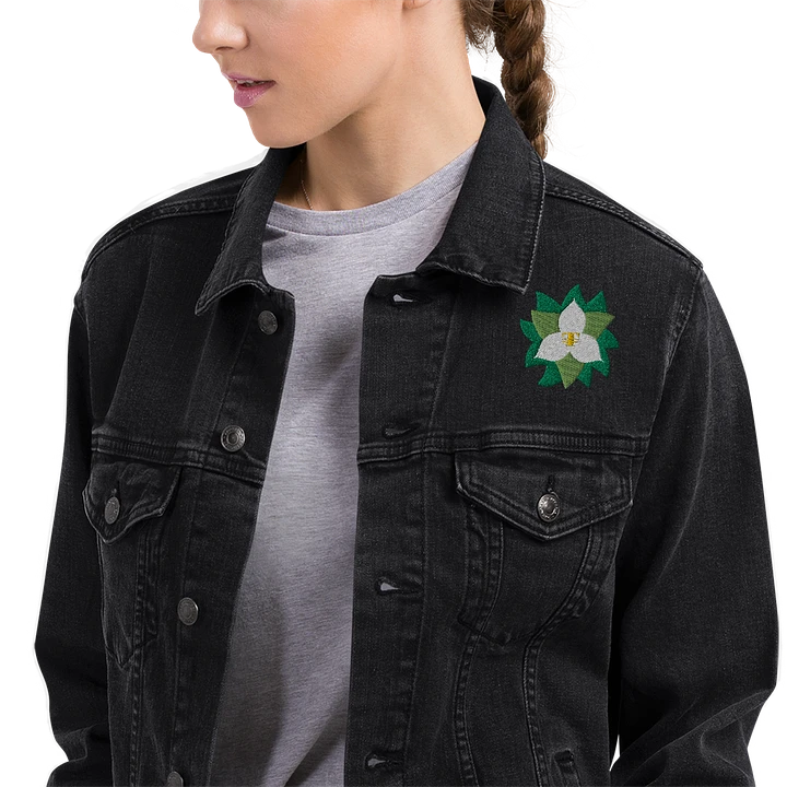 Trilliumnaire™ Embroidered Denim Jacket product image (1)