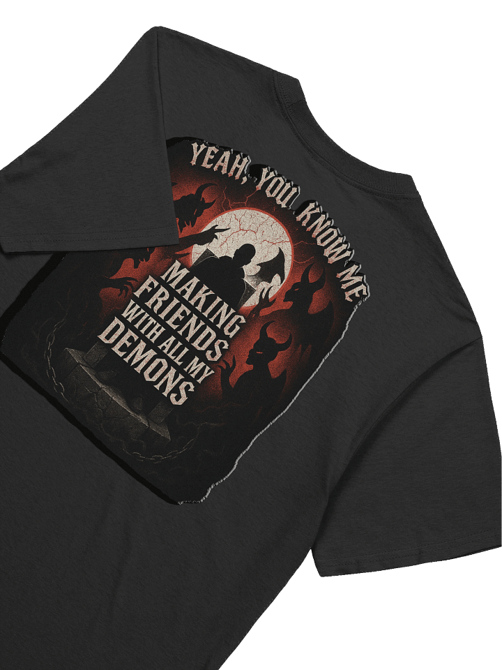Demon Friends Silhouette Gildan Unisex Softstyle T-Shirt product image (2)
