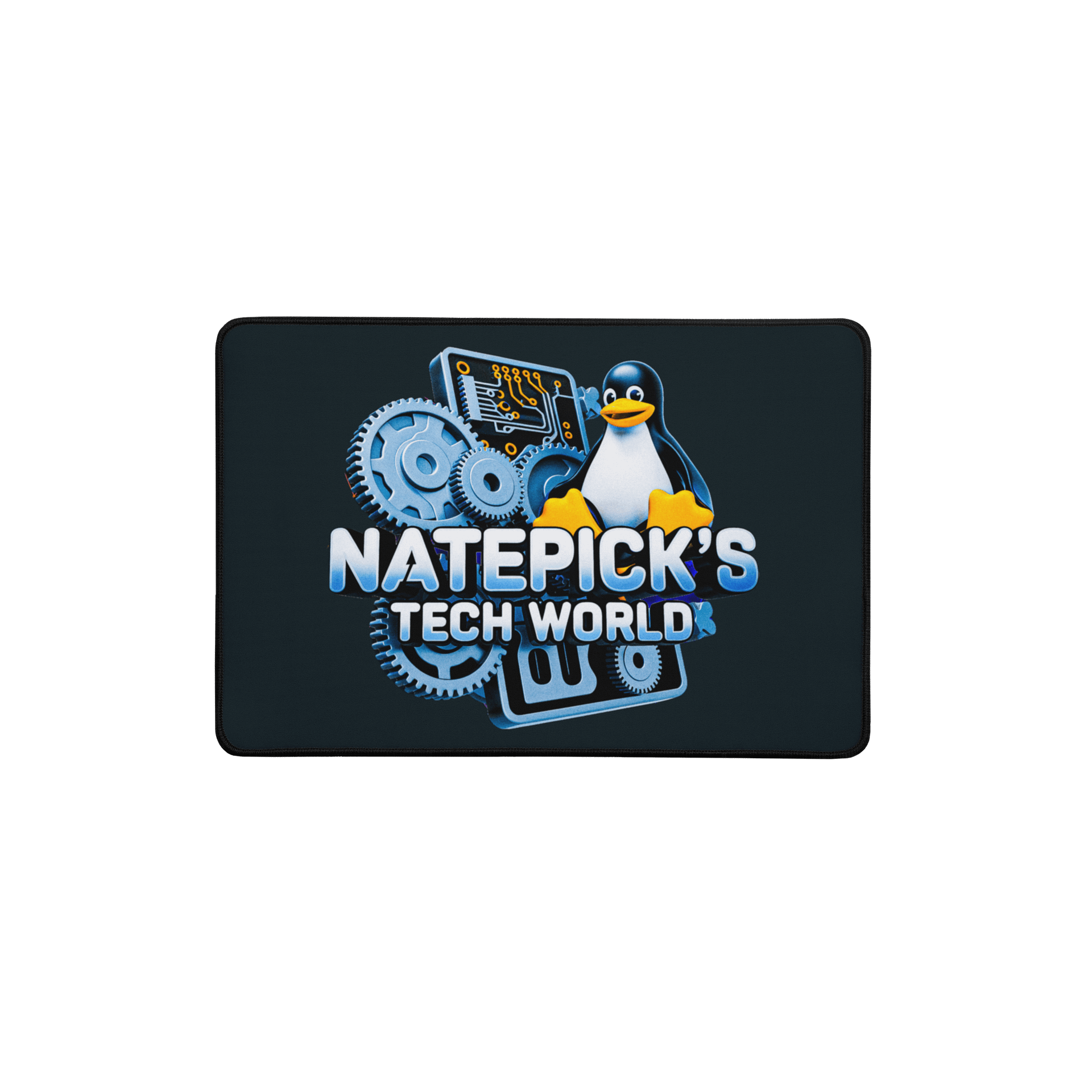 NatePick's Tech World Small Desk Mat product image (1)