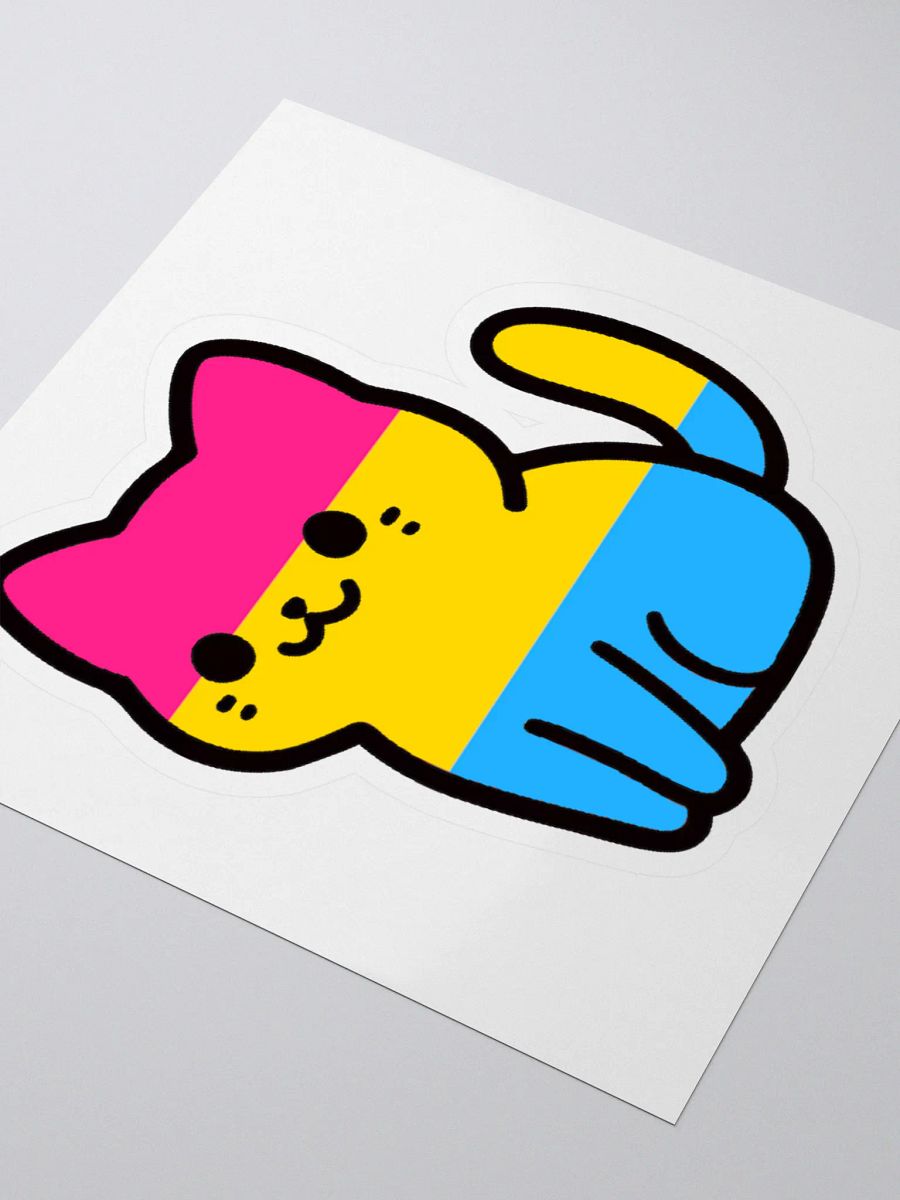 Pansexual Pride Kitty Sticker product image (3)