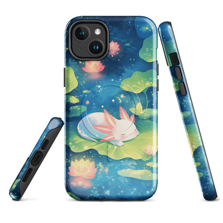 In the Flower Pond Axolotl Sweet Escape MagSafe Tough Case for iPhone product image (2)