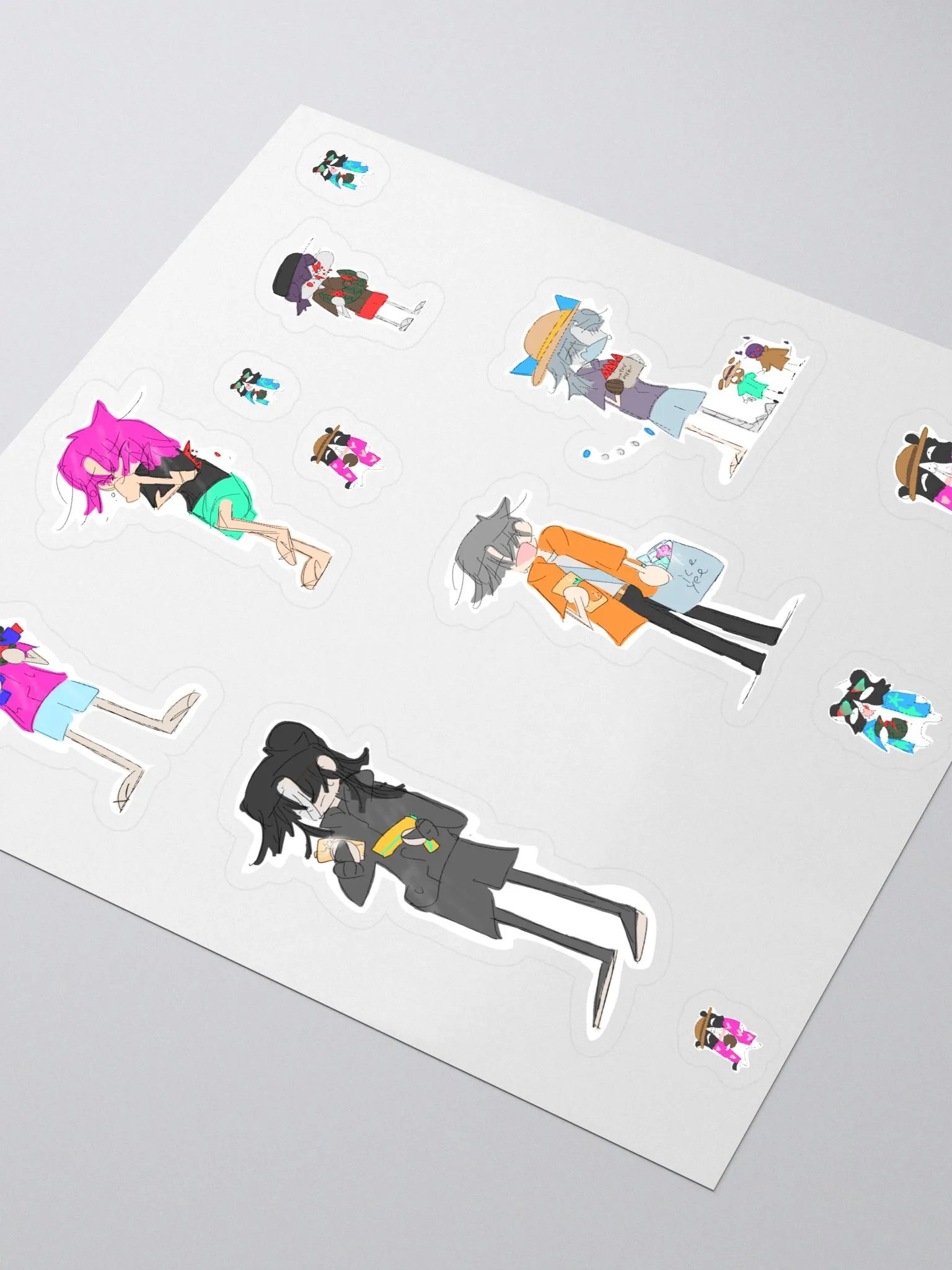 Moon Savers Hampan and Ray stickers July product image (3)