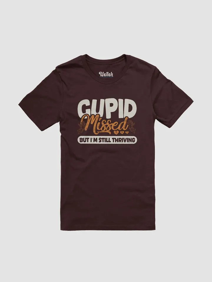 Cupid Missed - Funny Anti-Valentine's Day T-shirt for singles product image (1)