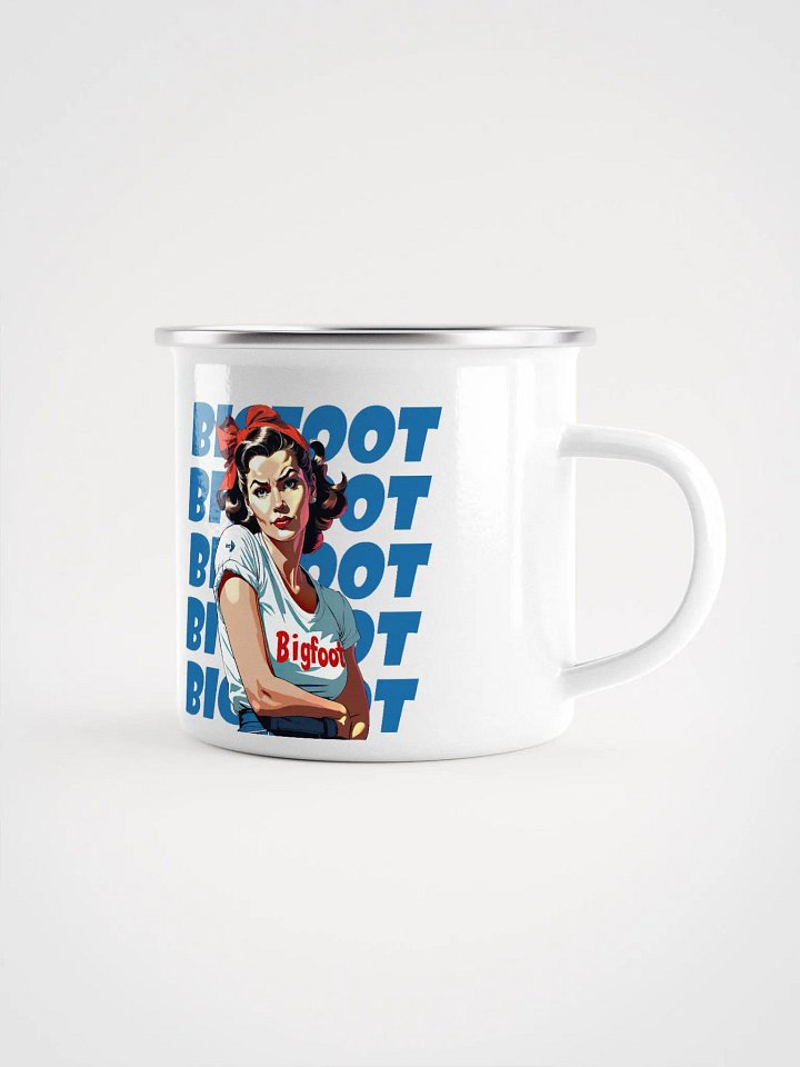 Bigfoot Girl Metal Mug product image (1)