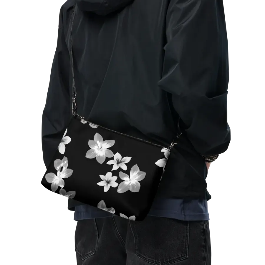 Volcanic Ash Caribbean Flower Print | Crossbody Bag product image (9)