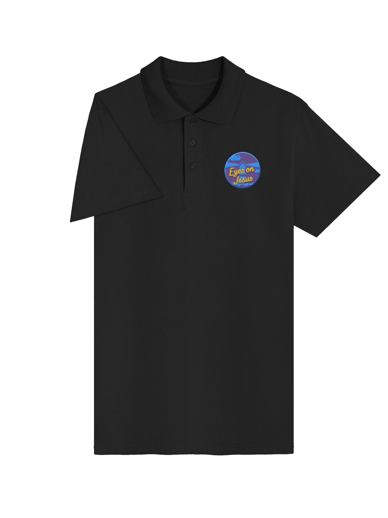 Eyes on Jesus logo Polo product image (11)