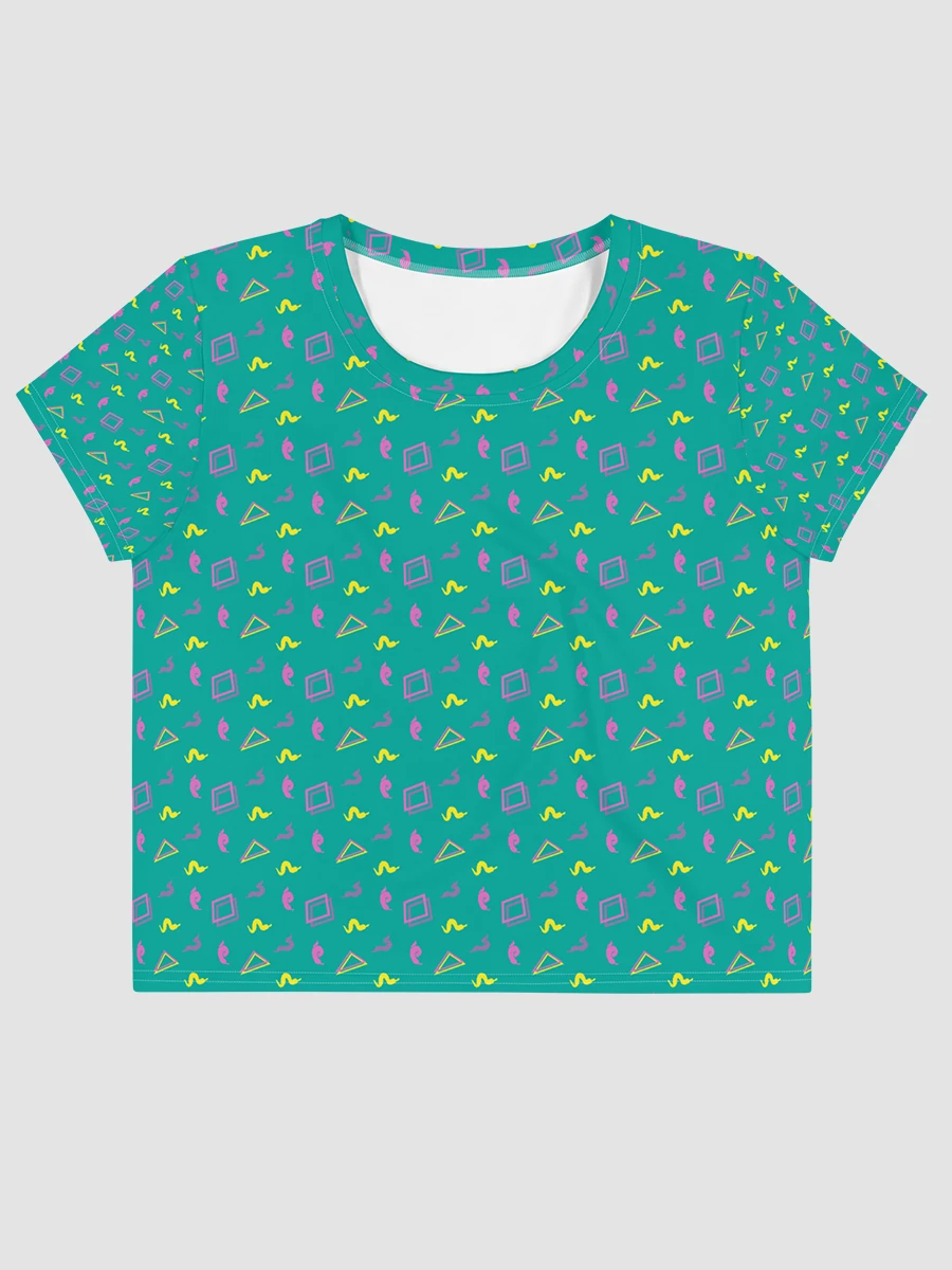 Oh Worm pattern crop tee product image (2)