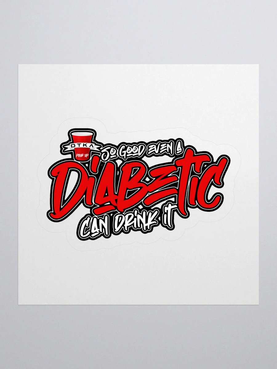 Diabetic Kiss Cut Stickers product image (3)