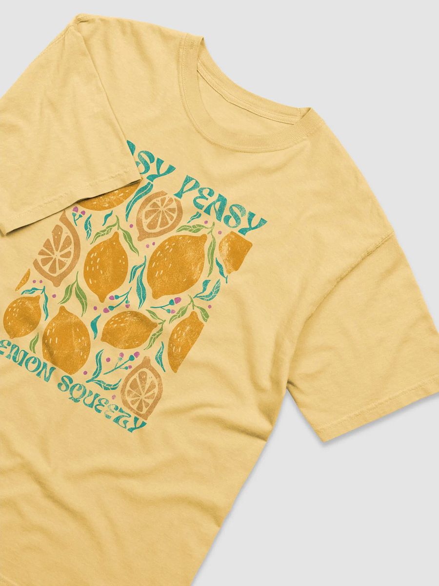 Easy Peasy Lemon Squeezy | Boho Aesthetic, Hippie, Psychedelic, and Motivational T-Shirt Design product image (8)
