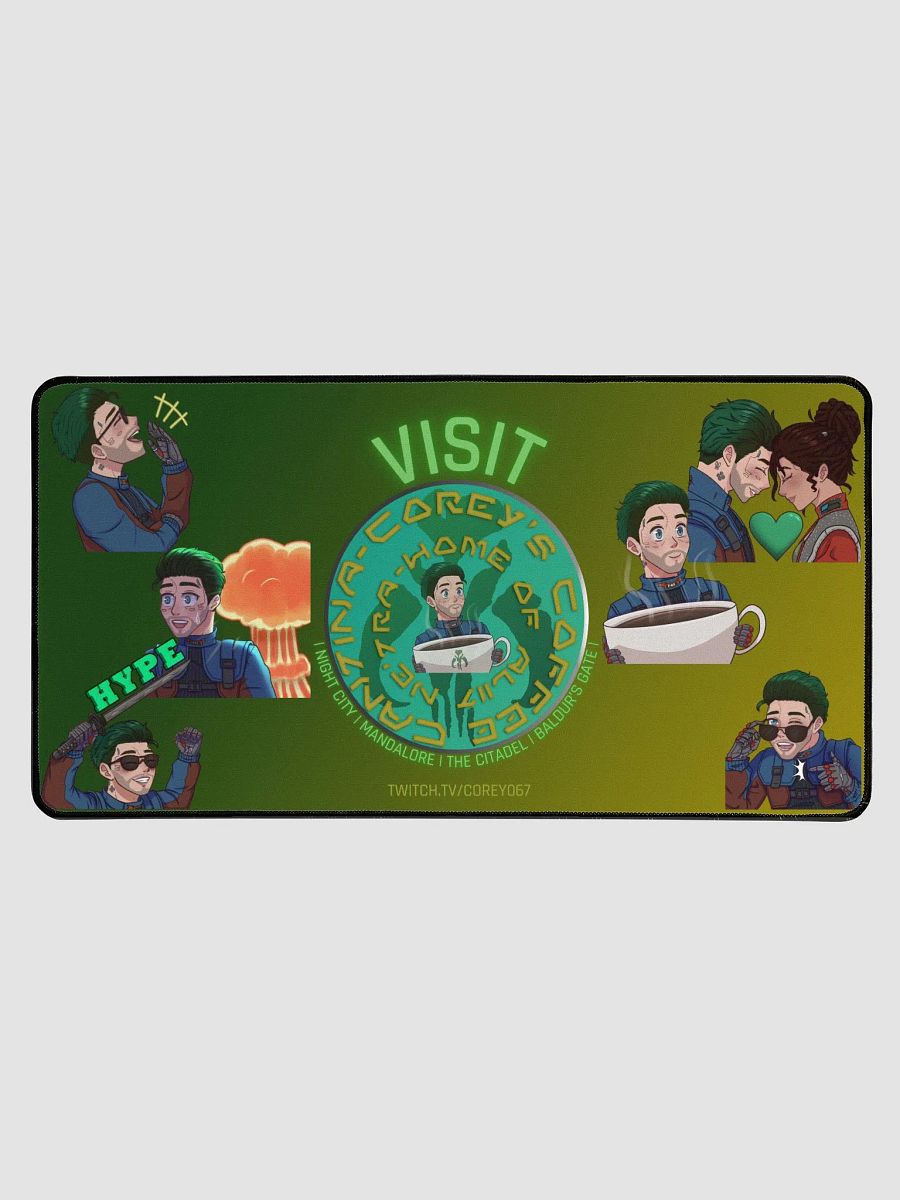 Visit Corey's Coffee Cantina Desk Mat product image (1)