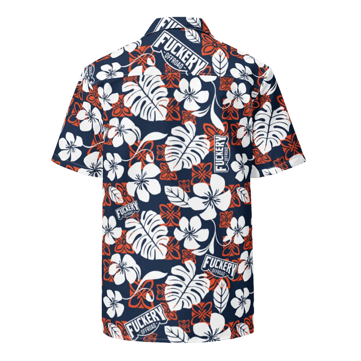 Fuckery Offroad Hawaiian Shirt - Blue/Orange product image (2)
