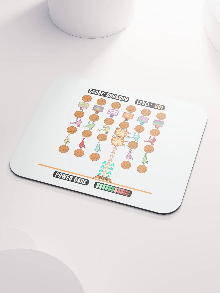 Space Gamer Basketball Hoops Havoc Mouse Pad product image (3)
