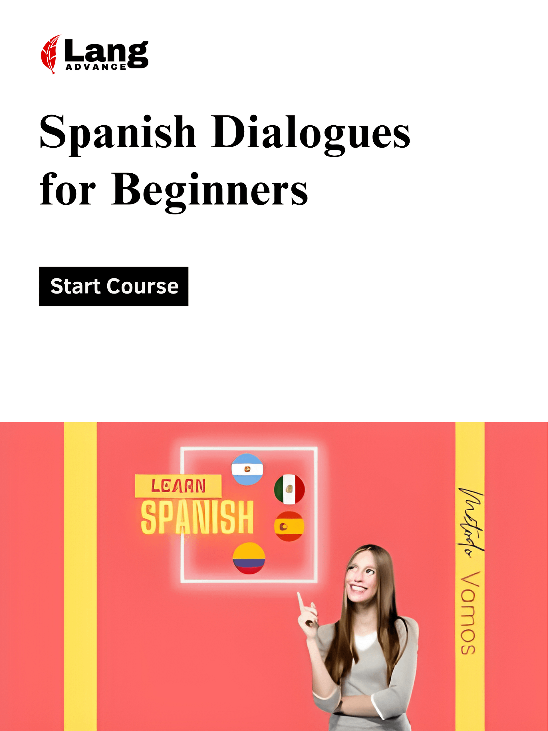 Learn Spanish with Spanish Dialogues for Beginners product image (1)
