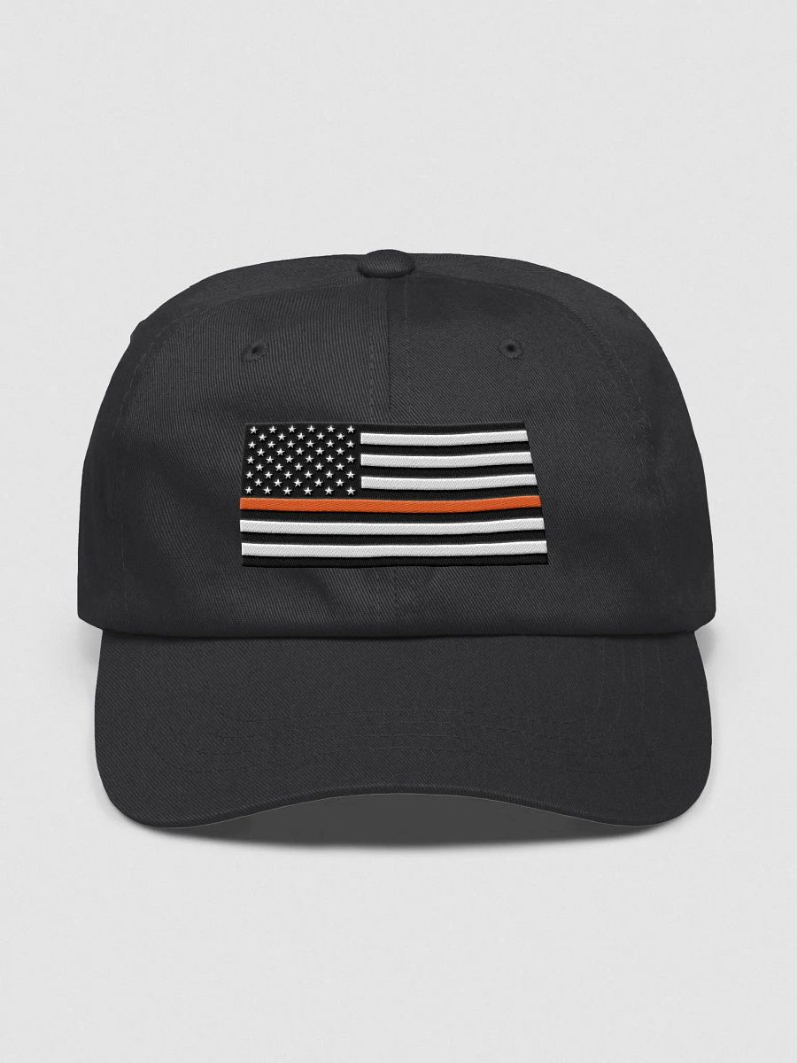 Orange Stripe American Flag Hat product image (1)