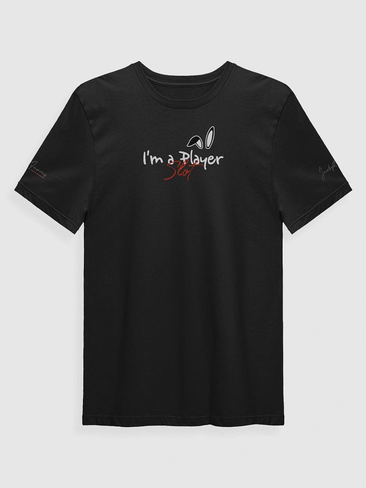 "I'm a Slot Player" Black Tee – Bunny Ears Edition 2 product image (1)