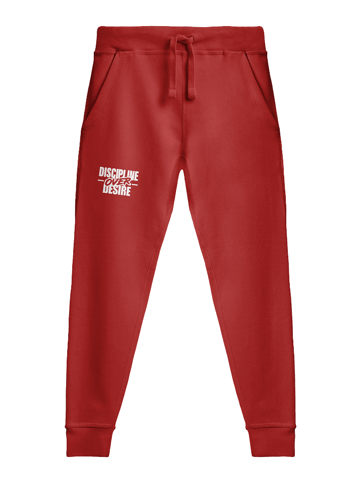 Discipline OVER Desire White Font Sweatpants product image (1)