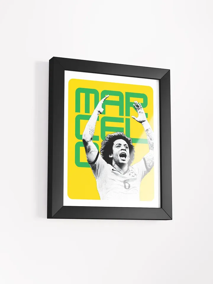Marcelo BW Brazil Name Art Framed Print product image (1)