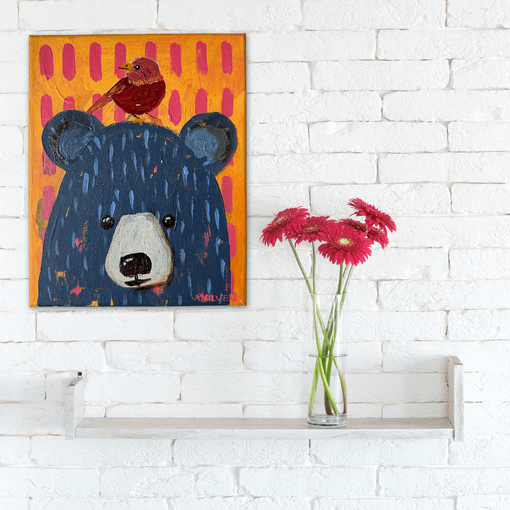 Original Painting: Perch – The Bear of Friendship product image (2)